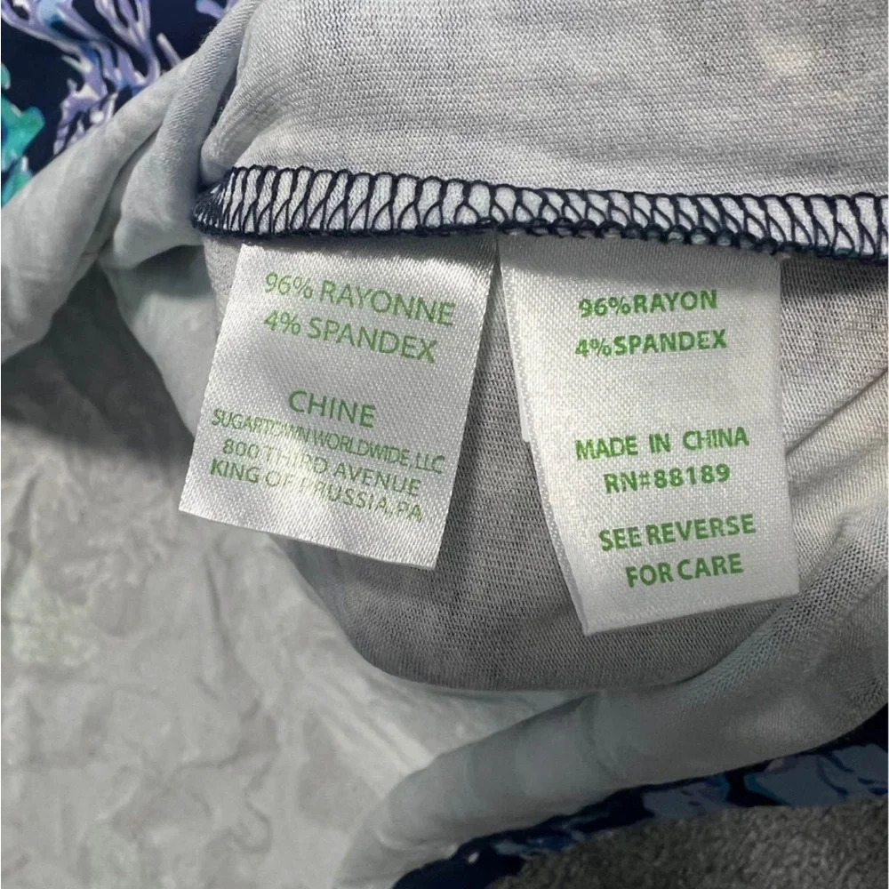 Lilly Pulitzer Vibrant Blue and Green Maxi Dress - Picture 6 of 6